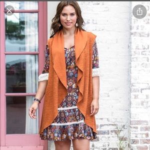 Matilda Jane “Run Through” Vest Cardigan